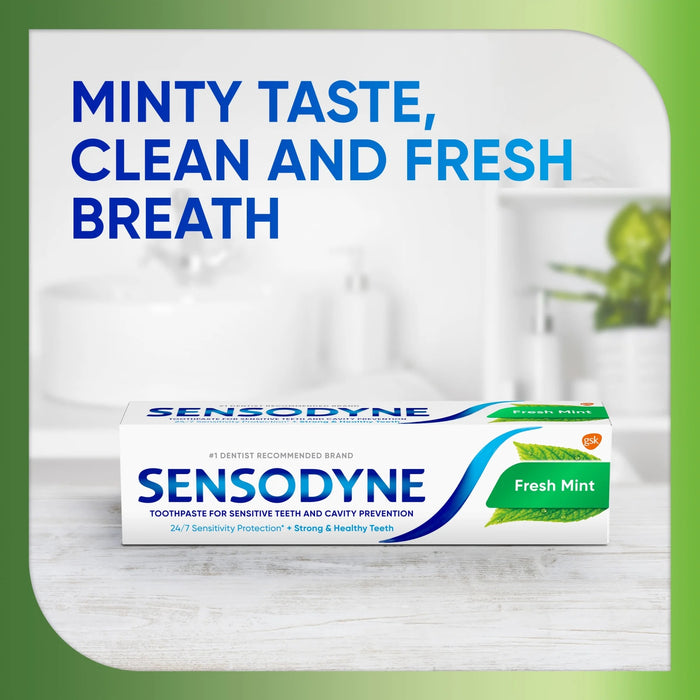 Sensodyne Sensitive Teeth Toothpaste Fresh Mint - 4 oz