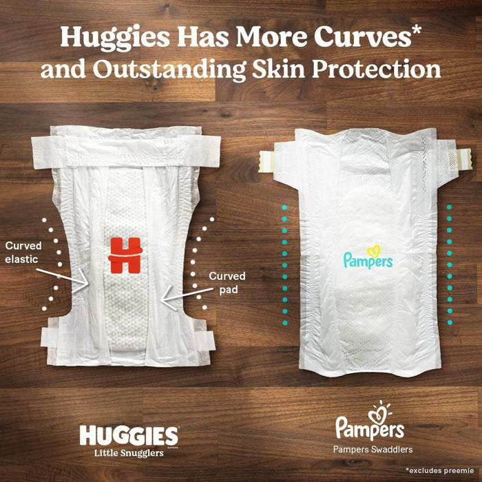 Huggies Little Snugglers Baby Diapers Size 1 - 32 Ct