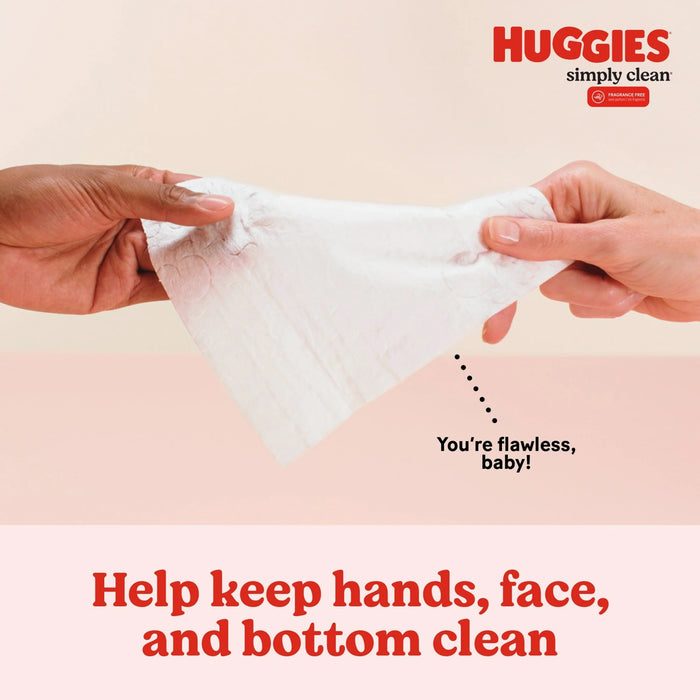 Huggies Simply Clean Unscented Baby Wipes - 192 Ct