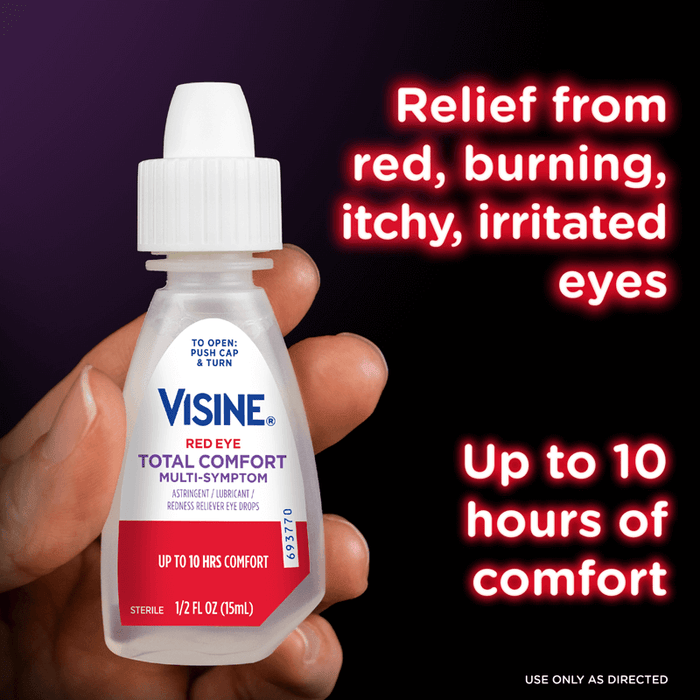 Visine Red Eye Total Comfort Multi-Symptom & Dry Eye Relief Multipack