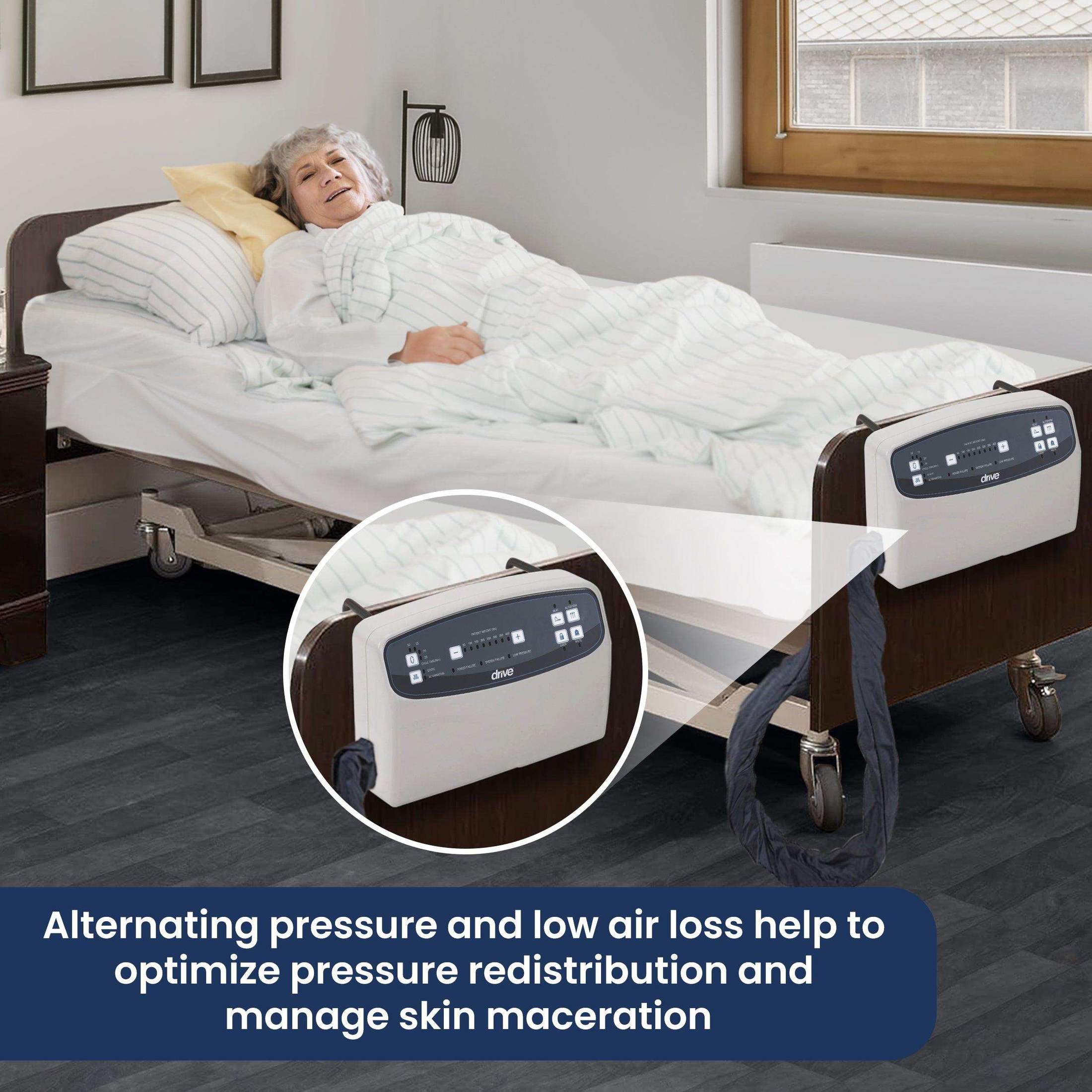 Drive Medical Med Aire Plus Defined Perimeter Low Air Loss Mattress - 8" - Shop Home Med