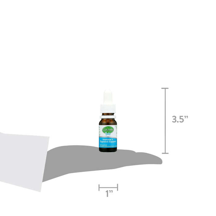 Culturelle Baby Immune + Digestive Support Probiotic Drops For Infants & Newborns - 0.3 fl oz