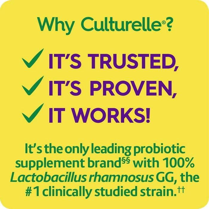 Culturelle Digestive Health Daily Probiotic Orange Chewables - 24 Ct