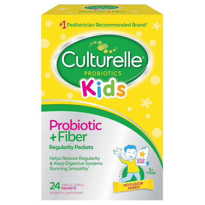 Culturelle Kids Digestive Health Probiotic + Fiber Powder Packets - 24 Ct