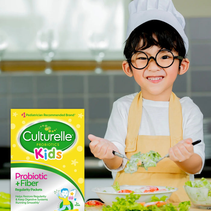 Culturelle Kids Digestive Health Probiotic + Fiber Powder Packets - 24 Ct