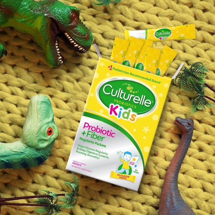 Culturelle Kids Digestive Health Probiotic + Fiber Powder Packets - 24 Ct