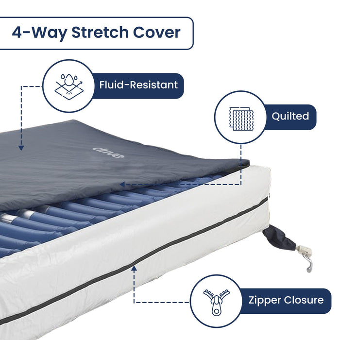 Drive Medical Med Aire Plus Defined Perimeter Low Air Loss Mattress - 8" - Shop Home Med