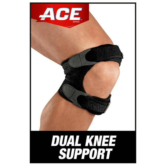 Ace Adjustable Dual Knee Strap Support