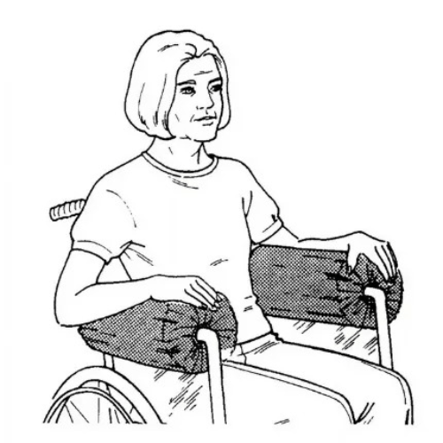 Wheelchair Lateral Stabilizer Armrest Bolster