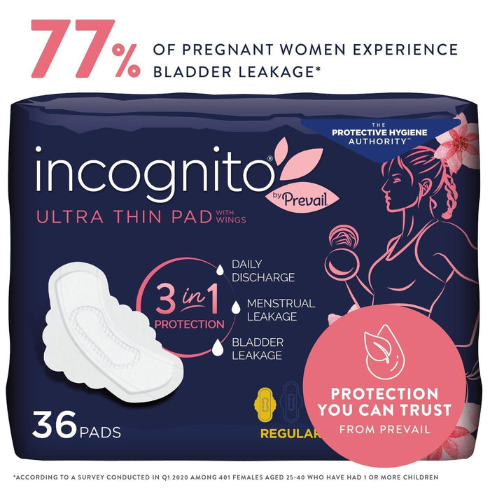 Incognito by Prevail Ultra Thin with Wings - Regular - Shop Home Med