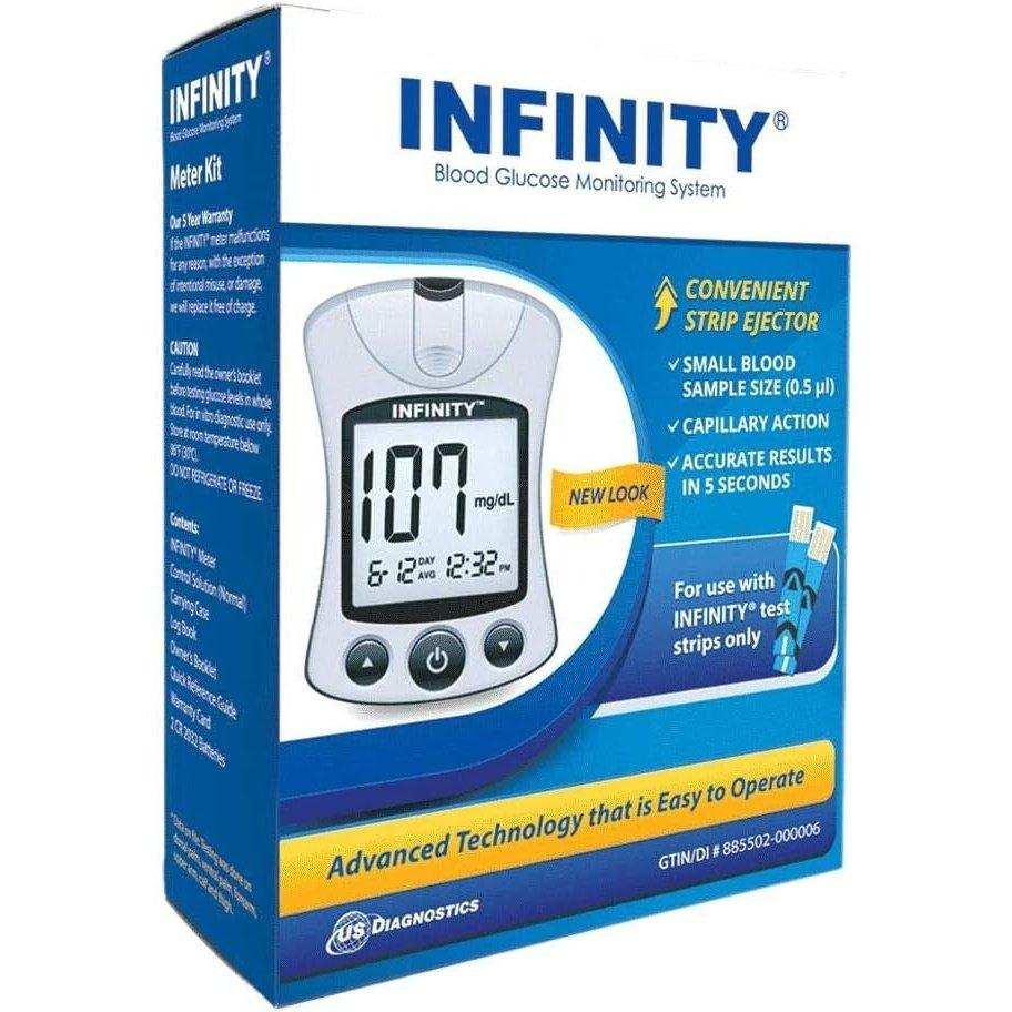 Infinity Automatic Coding Blood Glucose Monitoring System Kit - Shop Home Med