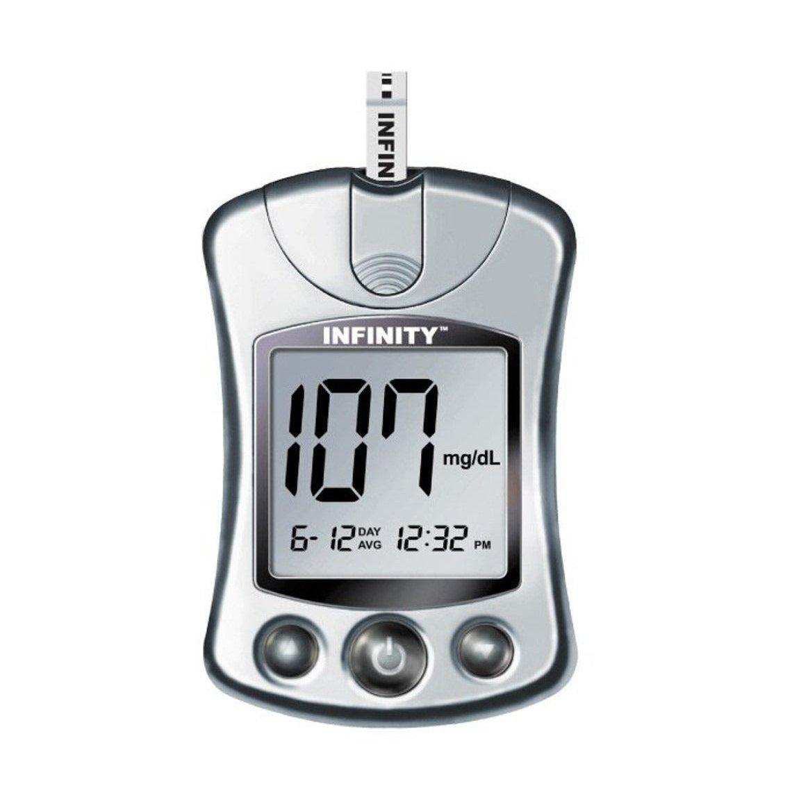 Infinity Automatic Coding Blood Glucose Monitoring System Kit - Shop Home Med