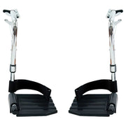 Invacare Swing-Away Hemi Footrests - Aluminum & Composite Options