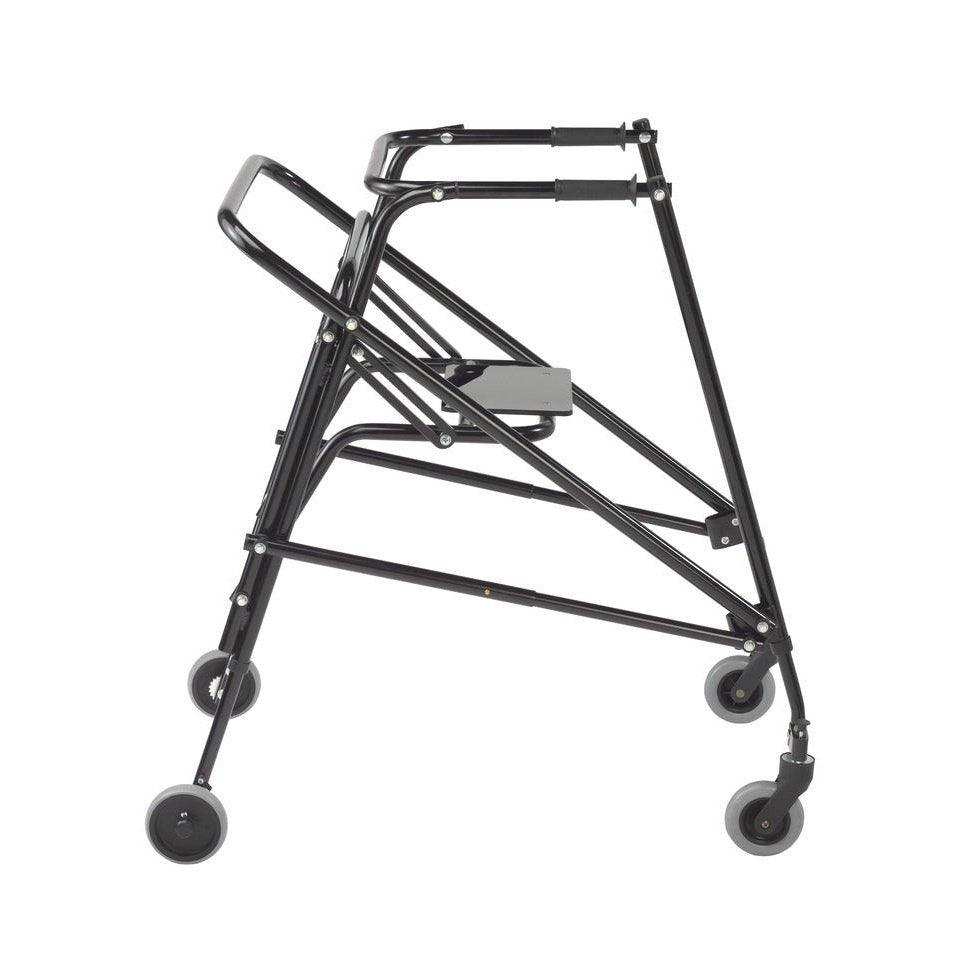 Drive Medical Nimbo 2G Lightweight Posterior Walker w/ Seat Black - XL - Shop Home Med