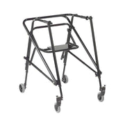 Drive Medical Nimbo 2G Lightweight Posterior Walker w/ Seat Black - XL - Shop Home Med