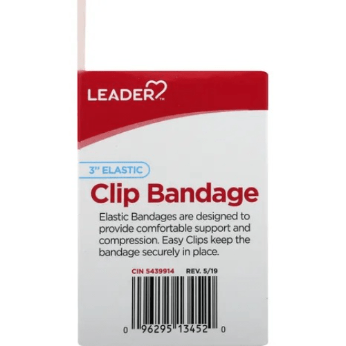 Leader 3" Elastic Clip Bandage - 1 Ct