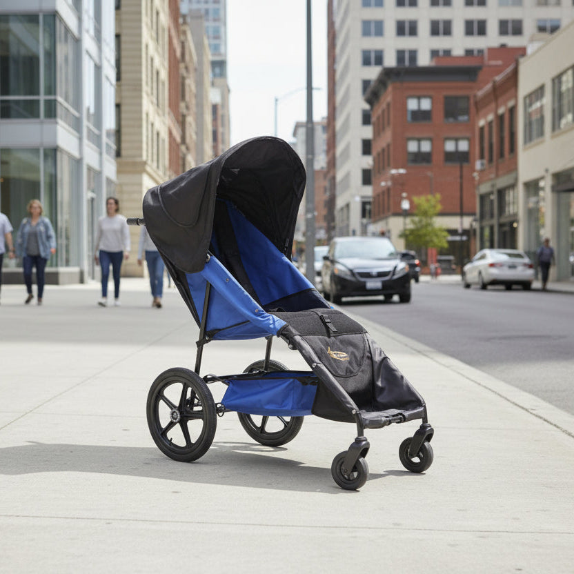Silla de paseo Axiom Lassen de Adaptive Star Pediatric Mobility