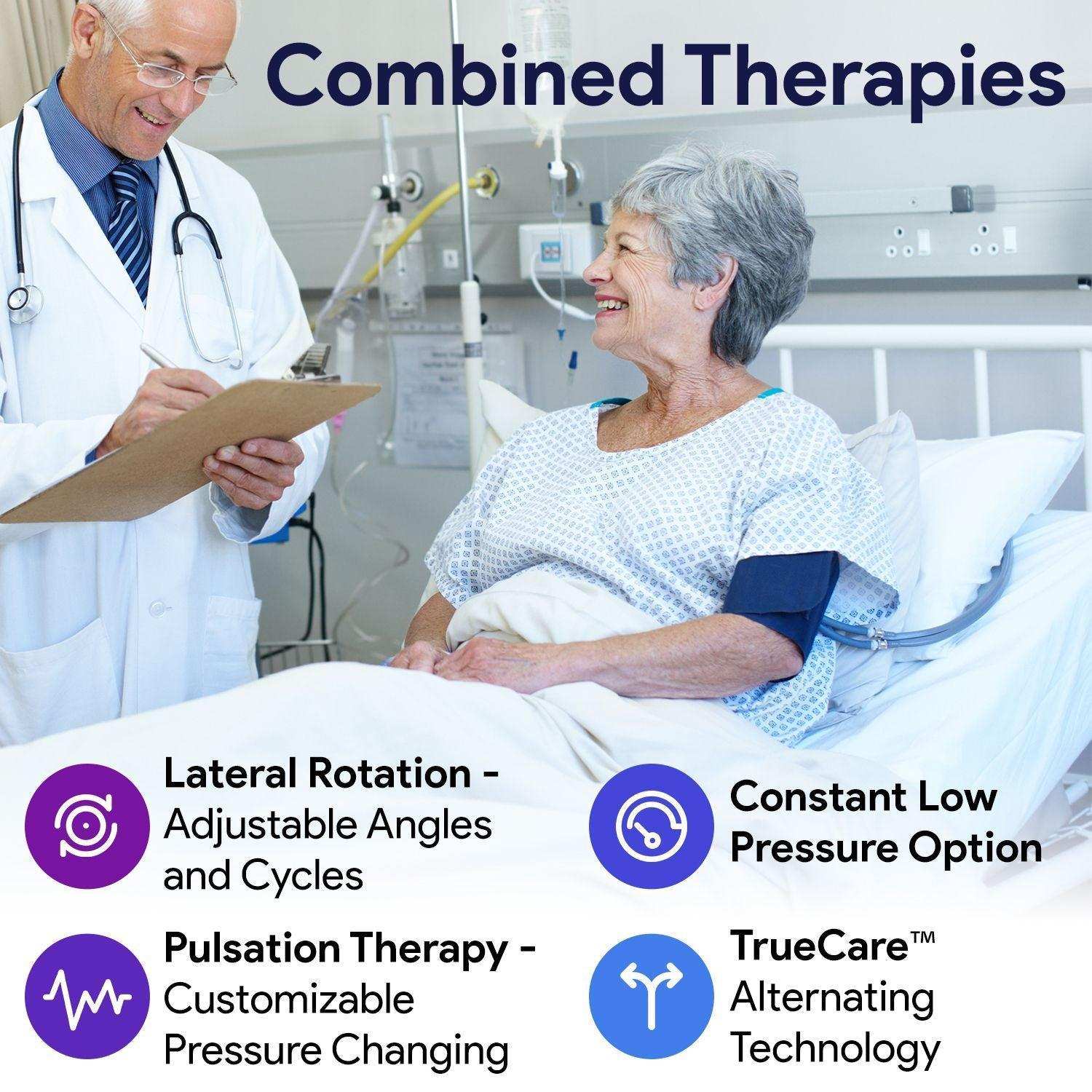 Lateral Low Air Loss Alternating Pressure Pulsation Mattress - 42"x80"x8"/11" - Shop Home Med