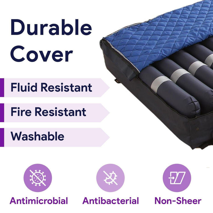 Low Air Loss Alternating Pressure Overlay - Bed Sore Pressure Pad - 36"x80"x5" - Shop Home Med