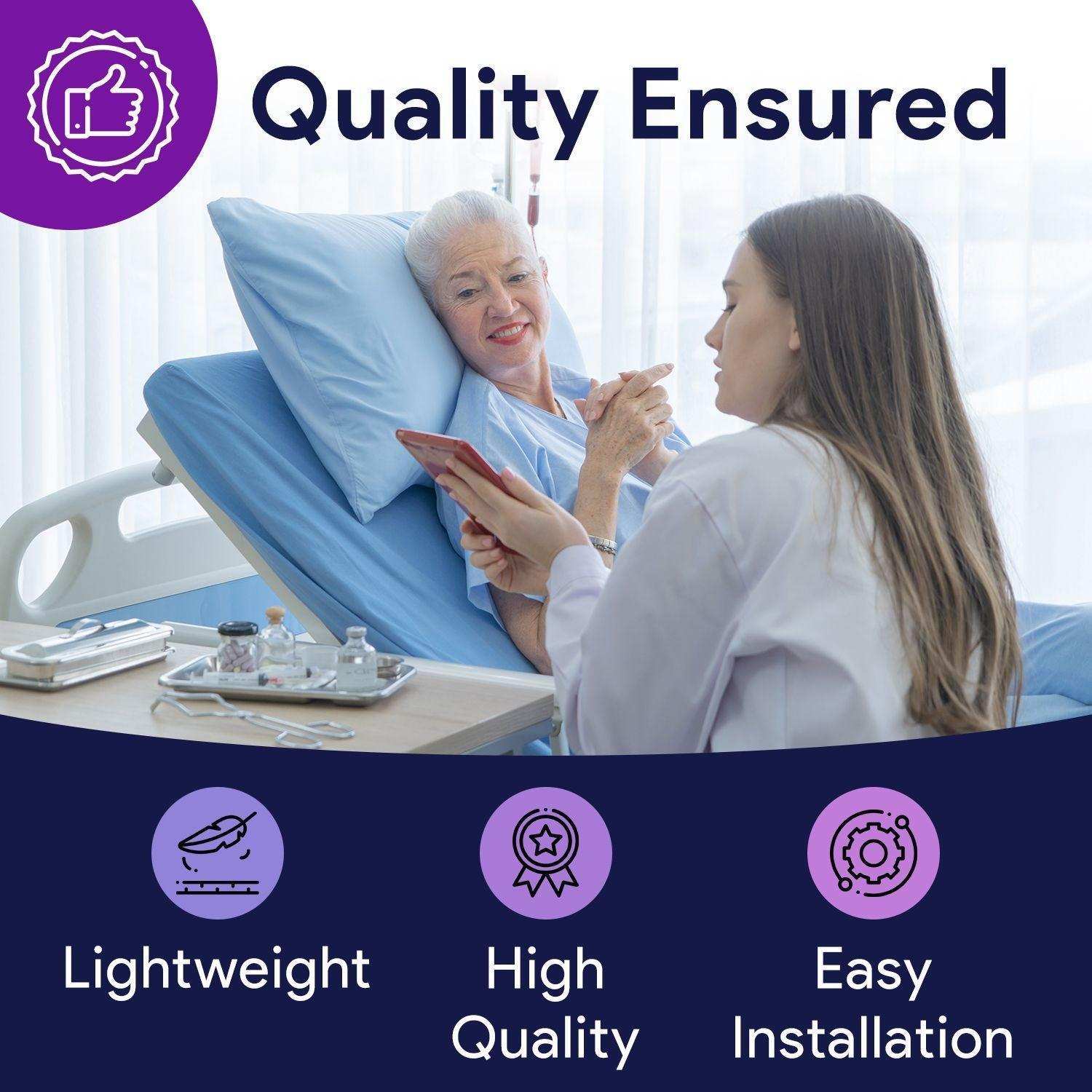 Low Air Loss Alternating Pressure Overlay - Bed Sore Pressure Pad - 36"x80"x5" - Shop Home Med