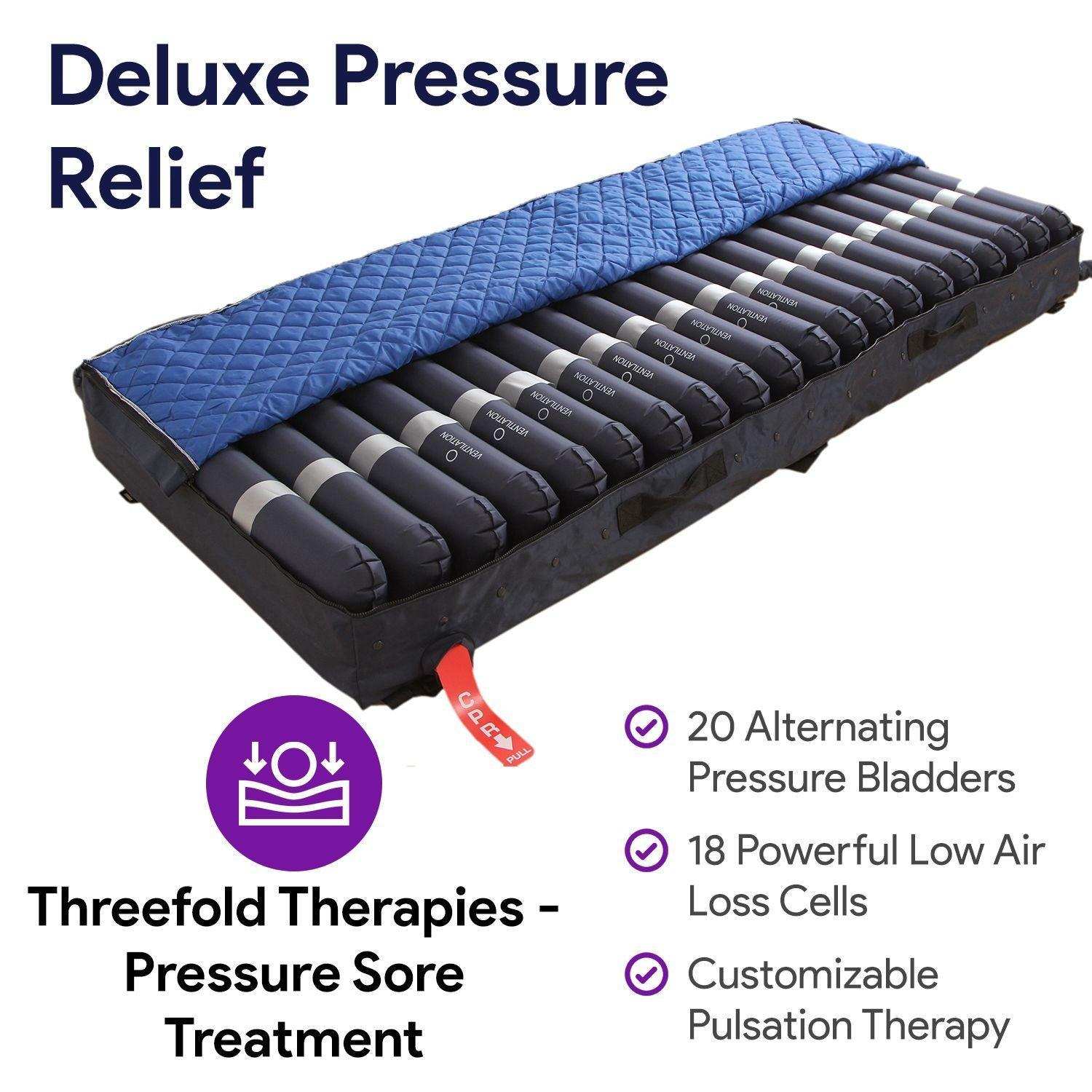Low Air Loss Alternating Pressure Pulsation Mattress -Air Railss -36x80x8/11" - Shop Home Med