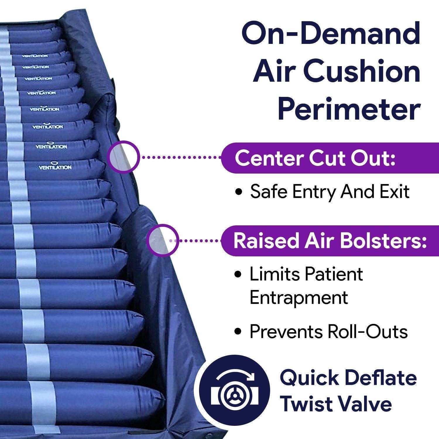 Low Air Loss Alternating Pressure Pulsation Mattress -Air Railss -36x80x8/11" - Shop Home Med