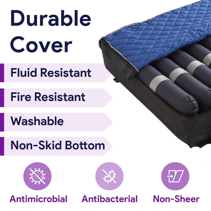 Low Air Loss Cell-On-Cell Alternating Pressure Mattress -Air Rail -36"x80"x8/11" - Shop Home Med