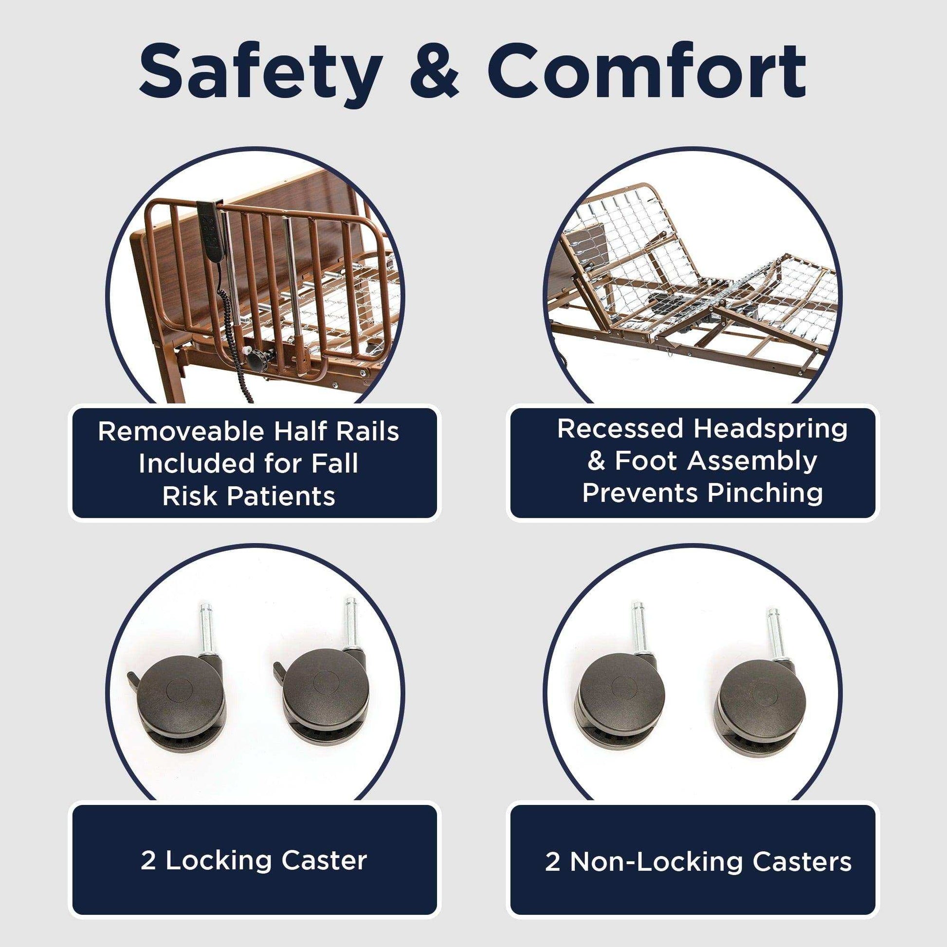 MDS Full Electric Hospital Bed Package - Shop Home Med