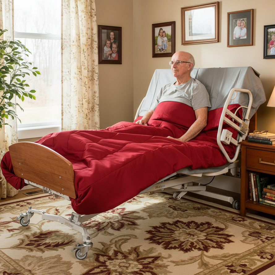 Cama de hospital Med-Mizer RetractaBed Wall Hugger