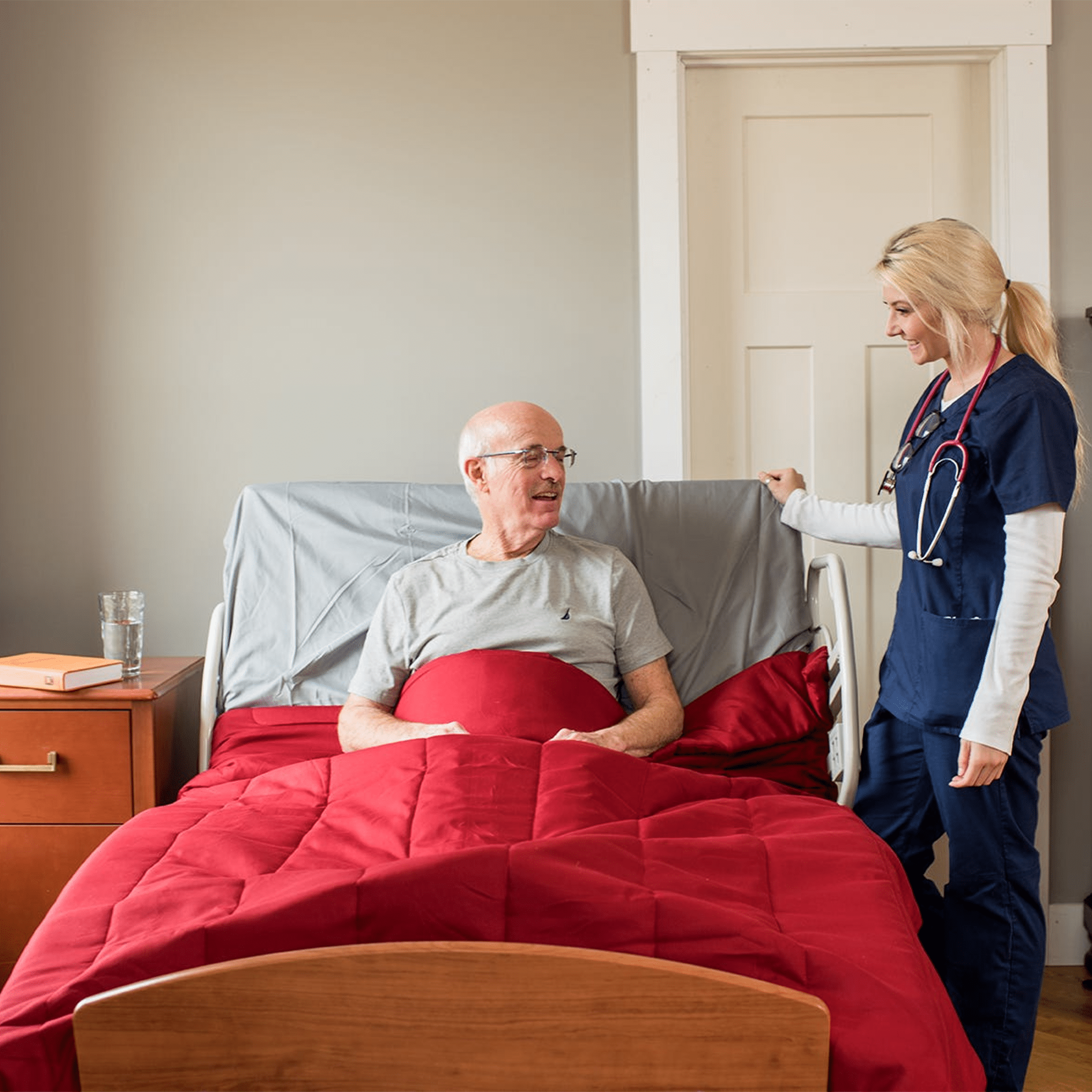 Med-Mizer RetractaBed Wall Hugger Hospital Bed