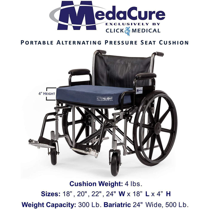 Medacure Alternating Pressure Wheelchair Cushion w/ Low Air Loss - Shop Home Med