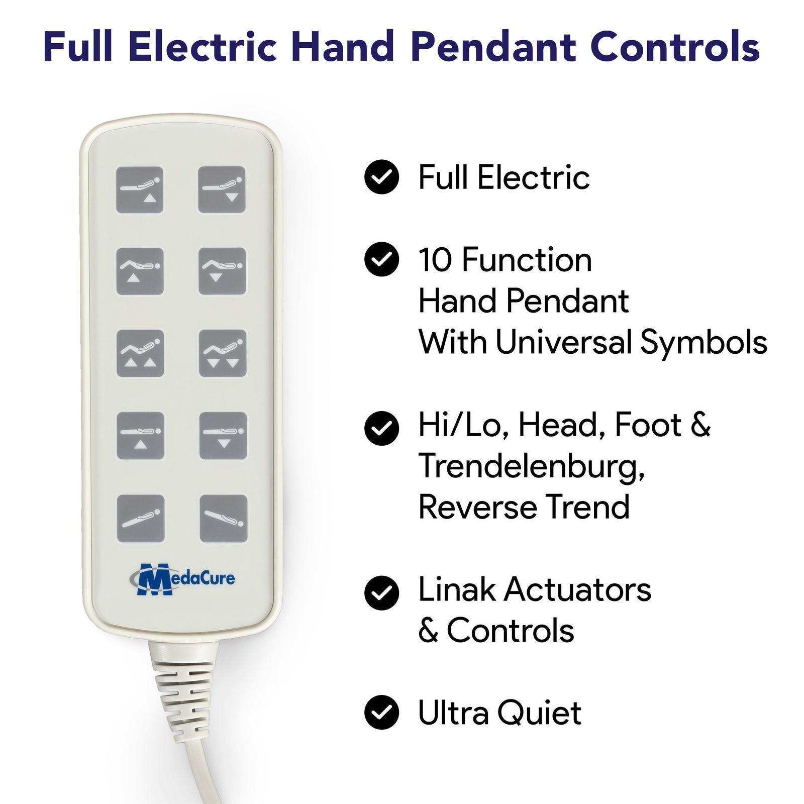 Medacure Bariatric Hospital Bed - Split Frame Design - Shop Home Med