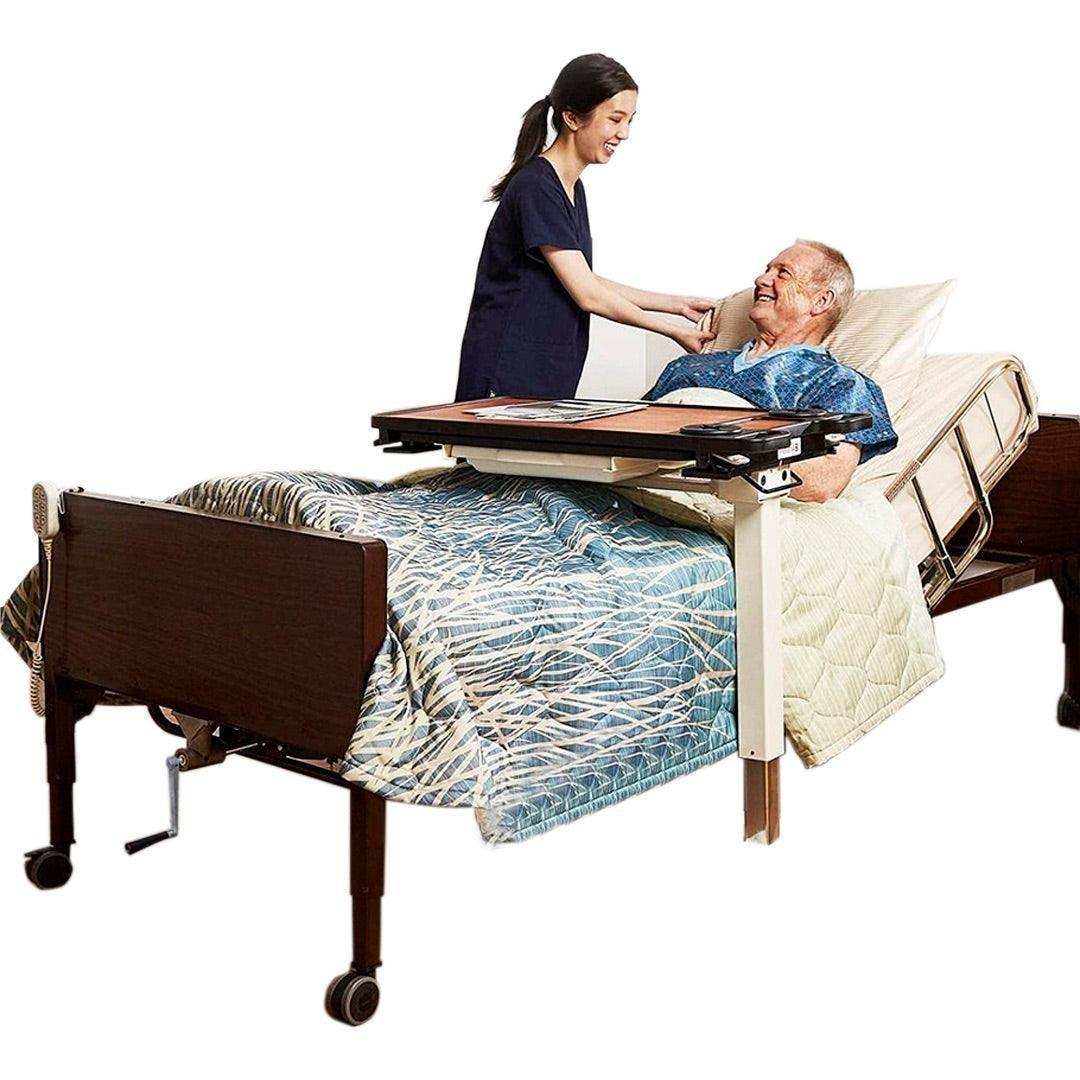 Medacure Full Electric Hospital Bed with Mattress and Rail - Shop Home Med