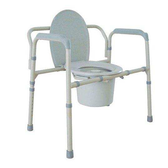 MedaCure Bariatric Adjustable Bedside Commode Chair