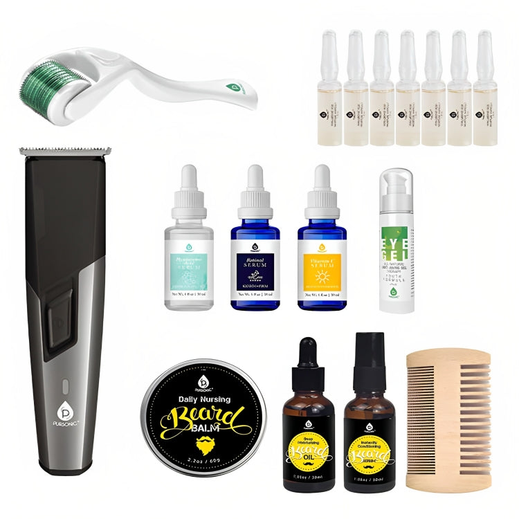 Pursonic Men Grooming & Skincare Bundle: Pursonic & Mario Lopez Edition