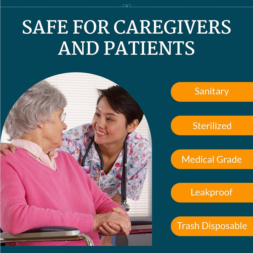 Cleanwaste Sani-Bag+ Medical Grade Commode Liners with Microban