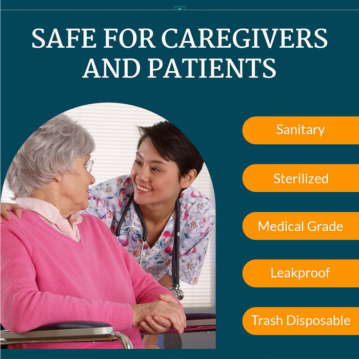 Bolsas para inodoro de grado médico Cleanwaste Sani-Bag+ con Microban