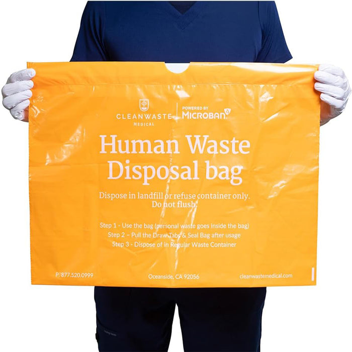Bolsas para inodoro de grado médico Cleanwaste Sani-Bag+ con Microban