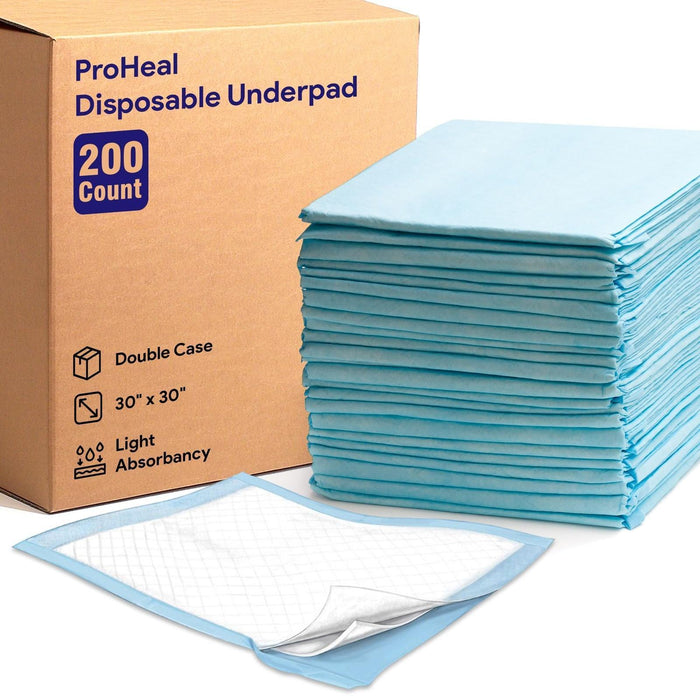 Moderate Absorbent Underpads 30" x 30" - Shop Home Med