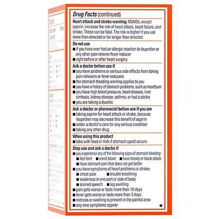 Motrin IB Ibuprofen Pain Reliever/Fever Reducer, 200 mg, Caplets - 100 ct. - Shop Home Med