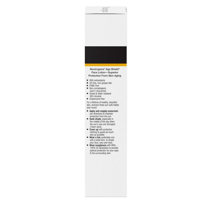 Neutrogena Age Shield Face Sunscreen with SPF 70 - 3 oz. - Shop Home Med