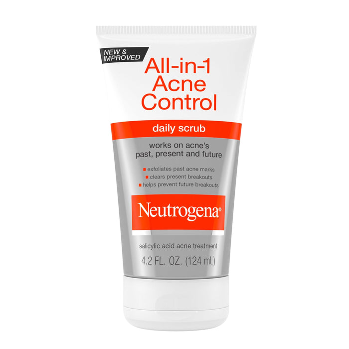 Neutrogena All-in-One Acne Control Daily Scrub - 4.2oz - Shop Home Med