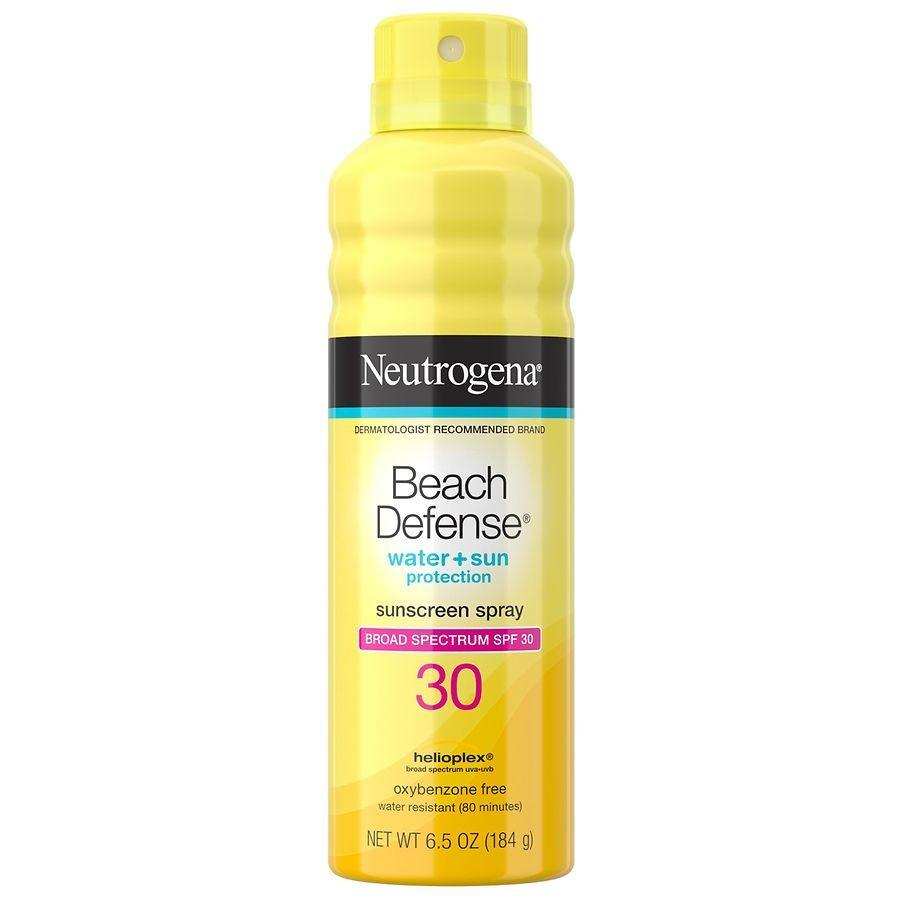 Neutrogena Beach Defense Water + Sun Protection Spray Body Sunscreen SPF 30 - 6.5oz - Shop Home Med