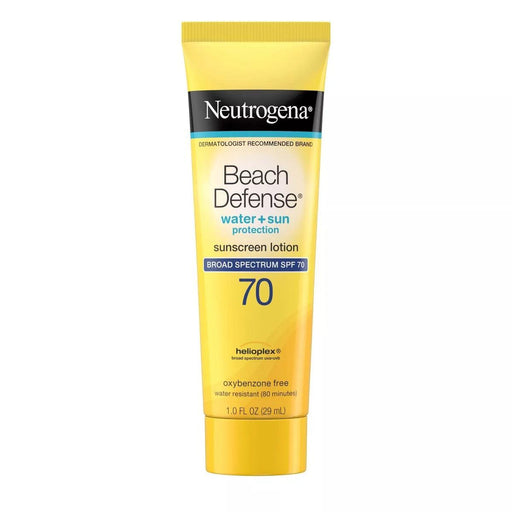 Neutrogena Beach Defense Water + Sun Protection Sunscreen Lotion SPF 70 - 1 fl oz - Shop Home Med
