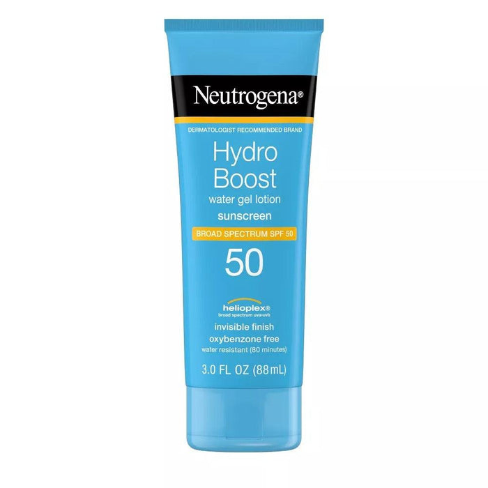 Neutrogena Hydro Boost Water Gel Moisturizing Sunscreen Lotion, SPF 50 - 3 fl oz. - Shop Home Med