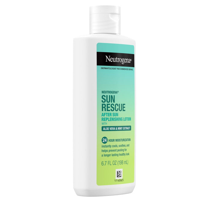 Neutrogena Sun Rescue After Sun Replenishing Lotion with Aloe Vera for Sensitive Skin - 6.7 fl oz - Shop Home Med