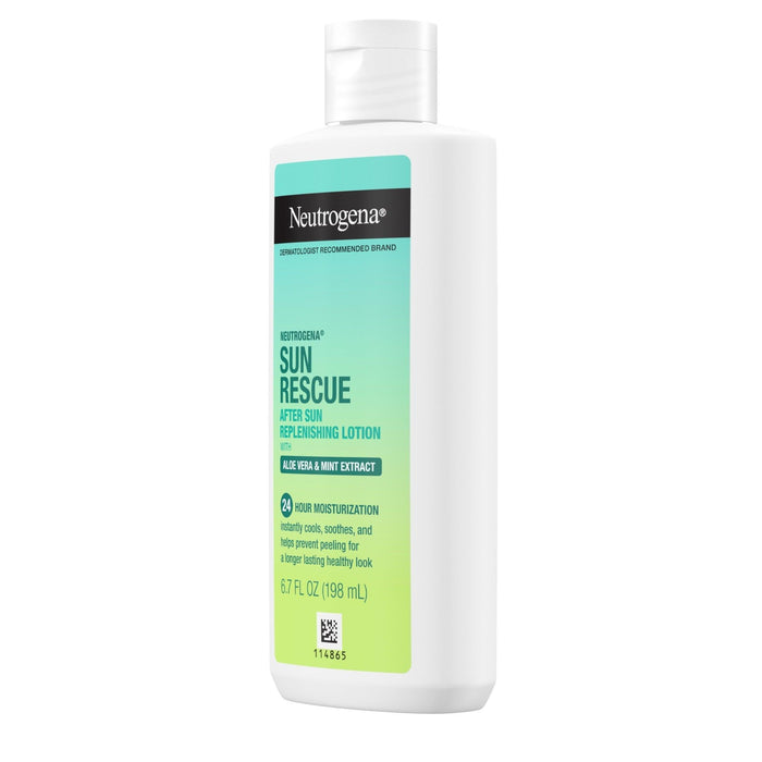 Neutrogena Sun Rescue After Sun Replenishing Lotion with Aloe Vera for Sensitive Skin - 6.7 fl oz - Shop Home Med