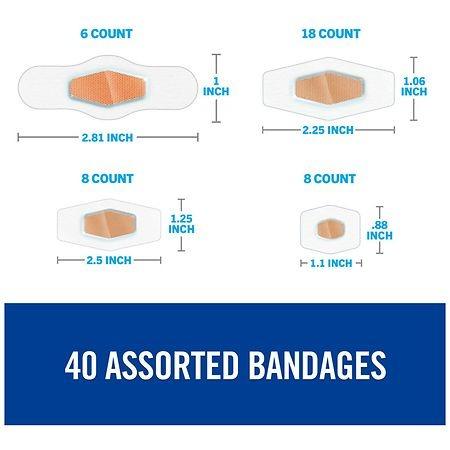 Nexcare Max Hold Bandage Assorted Sizes - 40 ct. - Shop Home Med