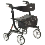 Nitro Euro Style Rollator Rolling Walker, Heavy Duty, Black - Shop Home Med