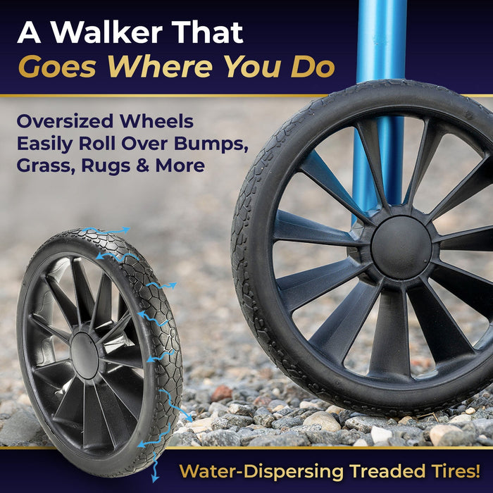 MD by Drive Air-Go Easy Grip Walker